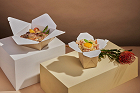 Коробка для лапши WOK 101х101х106 мм 700 мл CHINA PACK с квадратным дном КРАФТ КАРТОН "OSQ", 30 шт./упак