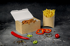 Упаковка для картофеля фри 80х50х120 мм 110 мл 50 шт FRY M кармашек КРАФТ КАРТОН "OSQ", 50 шт./упак Упаковка для картофеля фри 80х50х120 мм 110 мл 50 шт FRY M кармашек КРАФТ КАРТОН "OSQ", 50 шт./упак